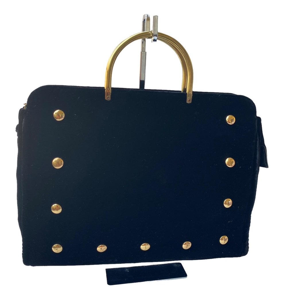 Vintage talon velour handbag (BD)